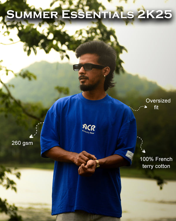 Imperial Blue Solid T-shirt