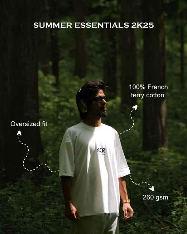 White Solid T-shirt